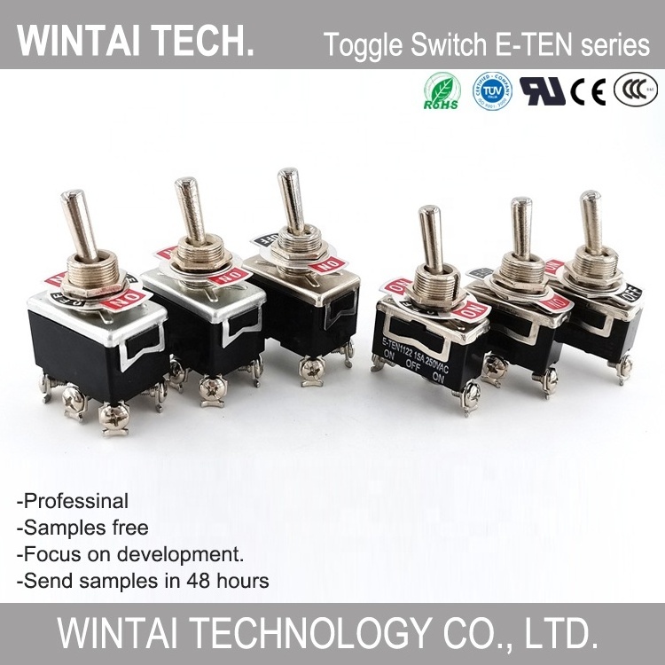 Wintai-Tech China Supplier Locking Toggle Switch Toggle Switch Panel Brass Toggle Switch Manufacturer