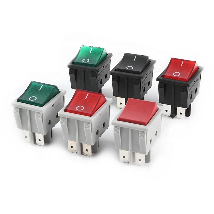 Wintai-Tech KCD4 24v Toggle Switch 4 Prong Rocker Switch Custom Rocker Switches