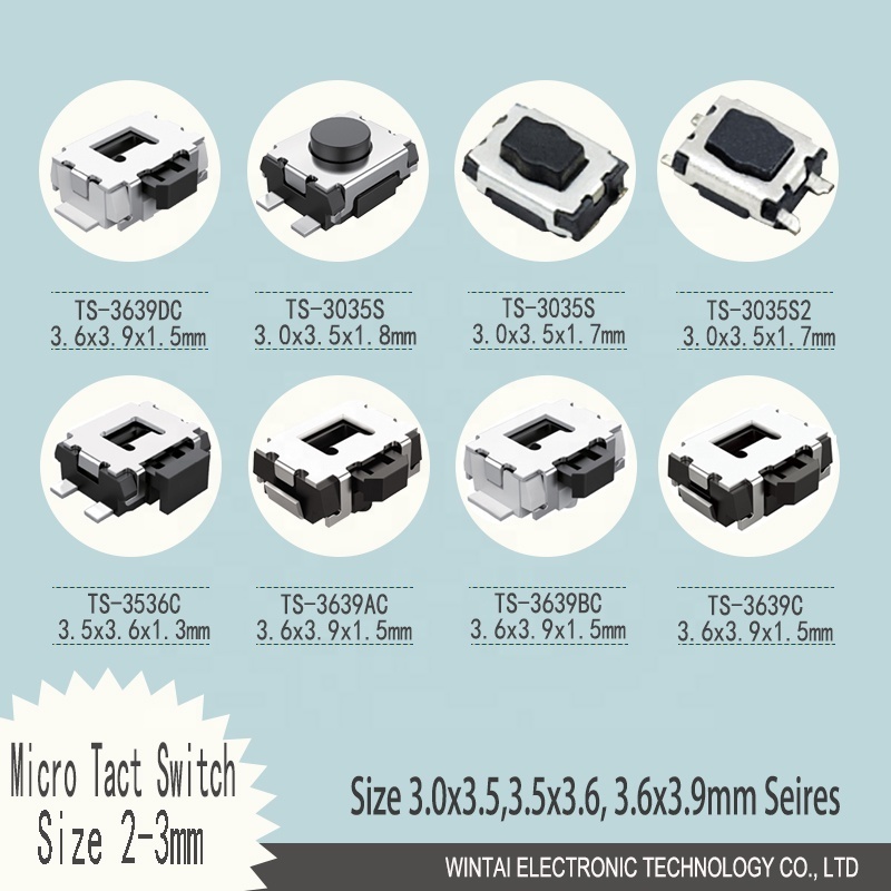 Wintai-tech TS-4545BS rob switch tactile low profile push button smt snap dome tactile switch