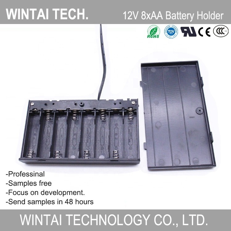 Wintai-Tech China AA Battery Holder With Switch Battery Holder 3V 2AA Battery Plastic Case Manufacturer