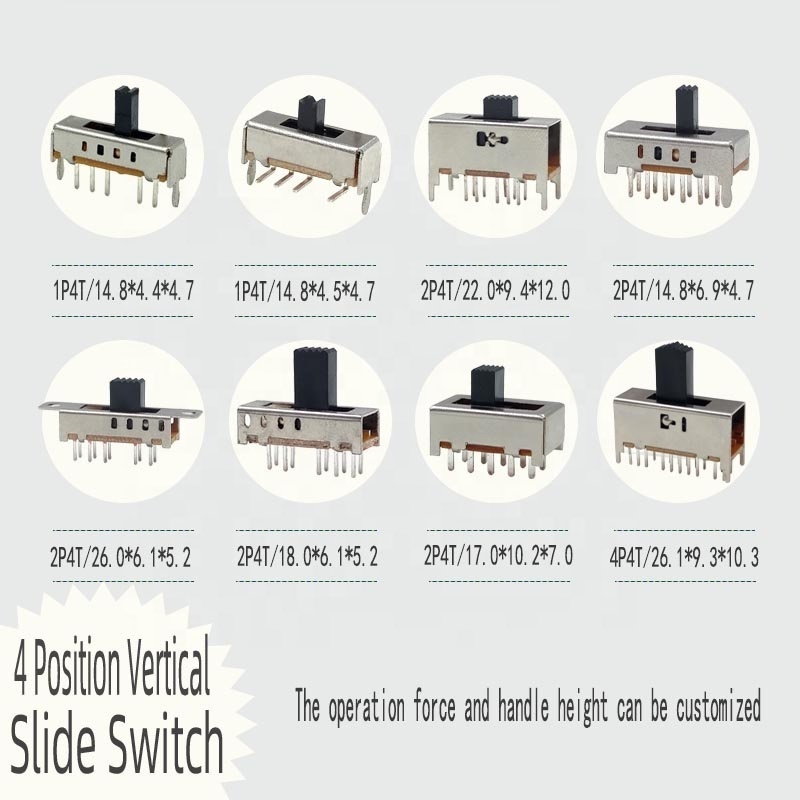 2023 Wintai-tech SS12F23 right angle slide switch 2 way slide switch spdt slide switch