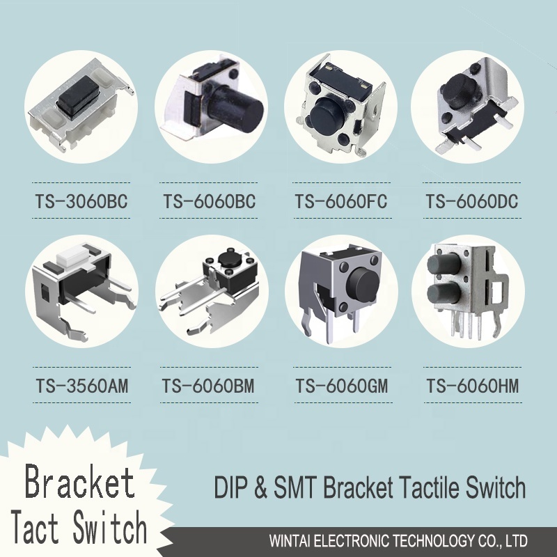 Wintai-tech TS-8080D tactile switch ip67 waterproof push button switch 12v rohs tactile switch