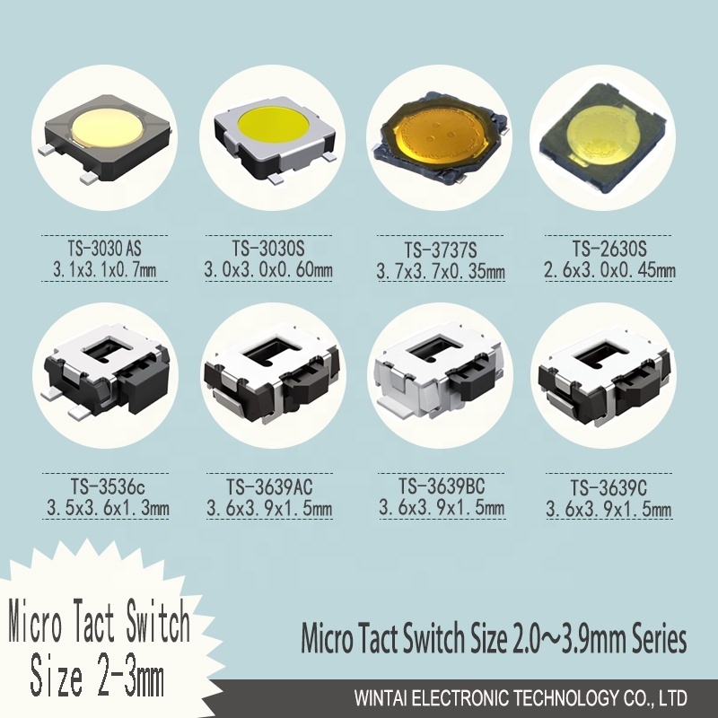 Wintai-tech TS-4545BS rob switch tactile low profile push button smt snap dome tactile switch