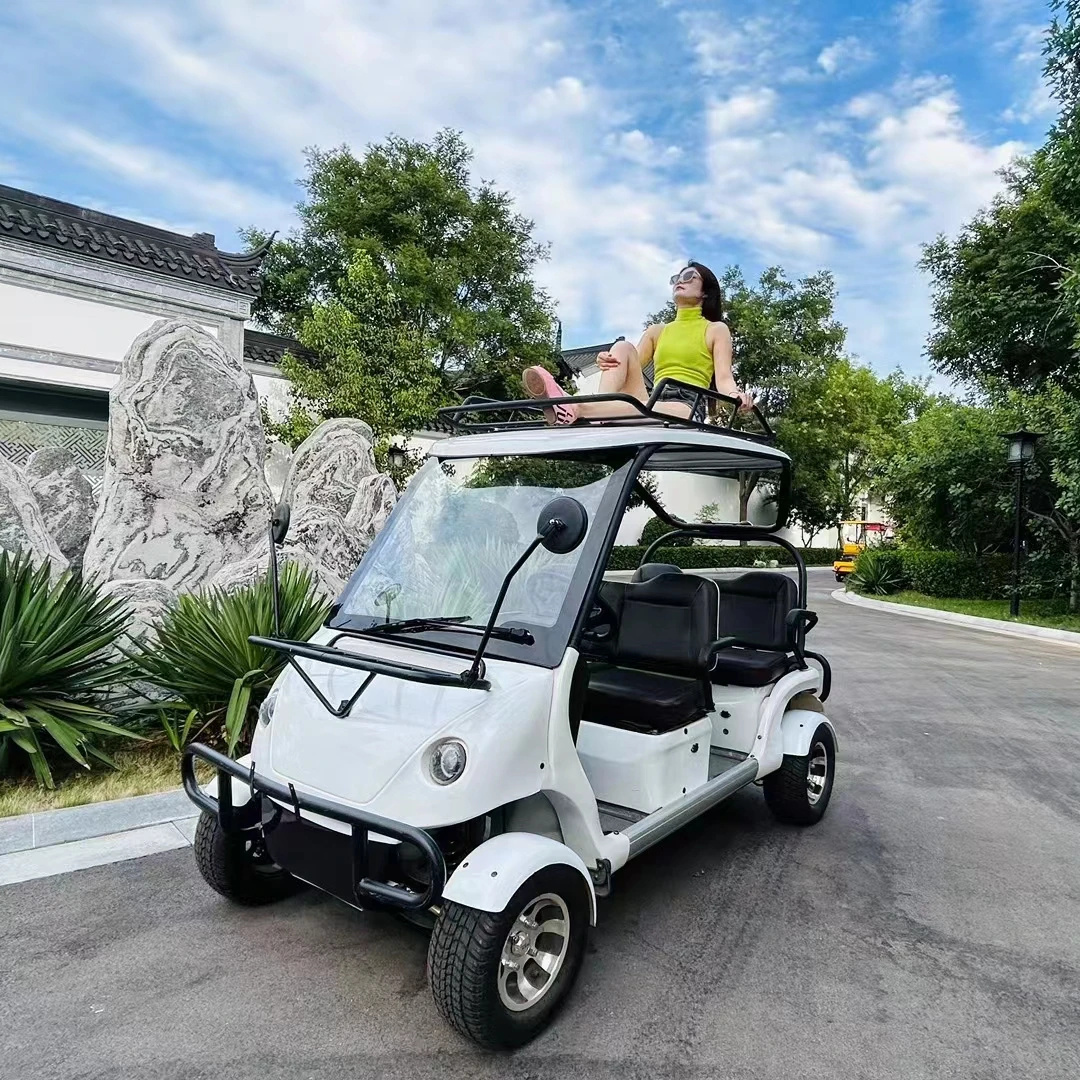 Brand 4 Seaters Electric Push Golf Carts For Sale Electric Shuttle Advanced Electric Golf Carts