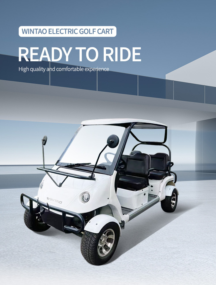 Brand 4 Seaters Electric Push Golf Carts For Sale Electric Shuttle Advanced Electric Golf Carts