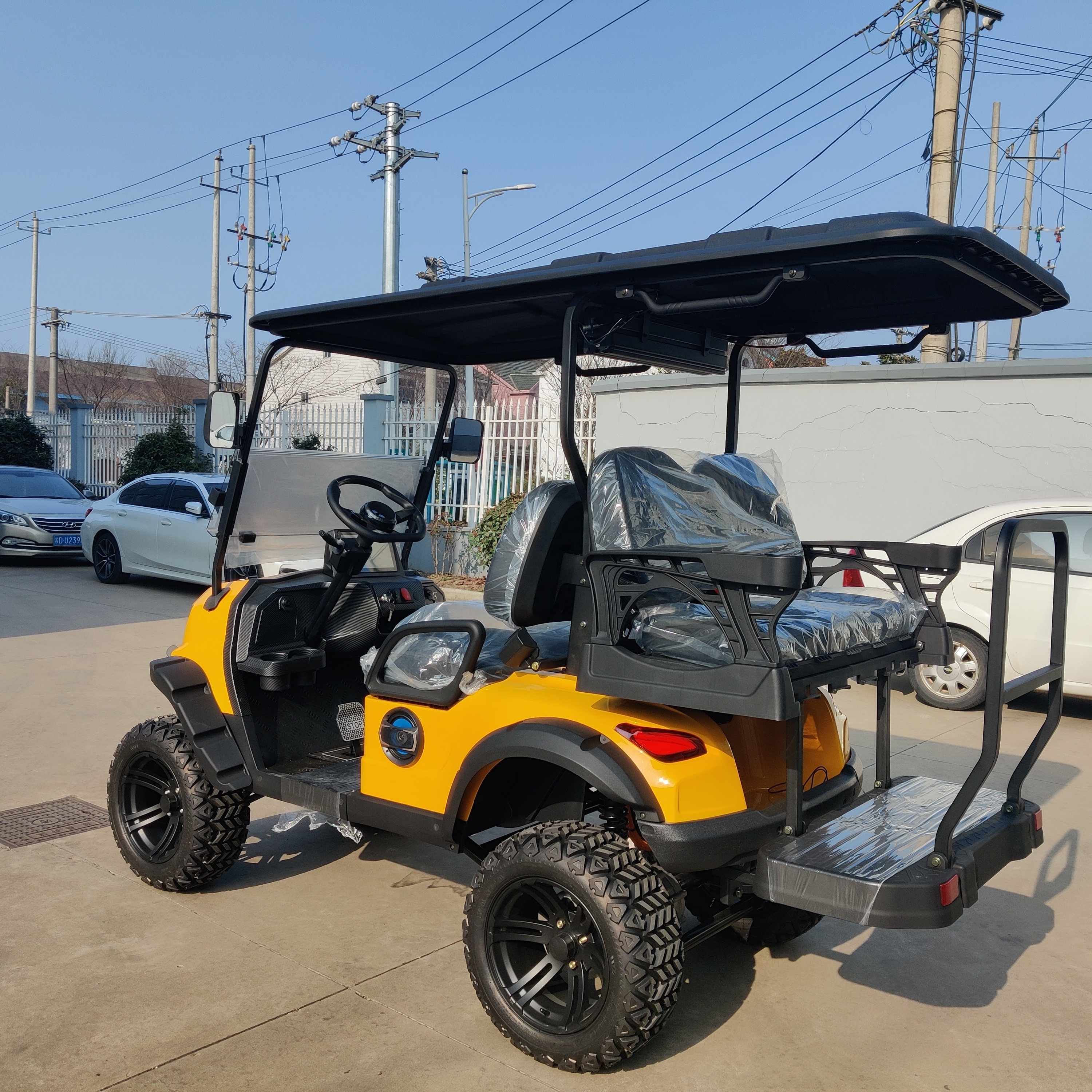 WINTAO 48V 72V four-wheel drive turf utility vehicles for hunting neighborhood outings 4 seater UTV electric low-speed vehicles