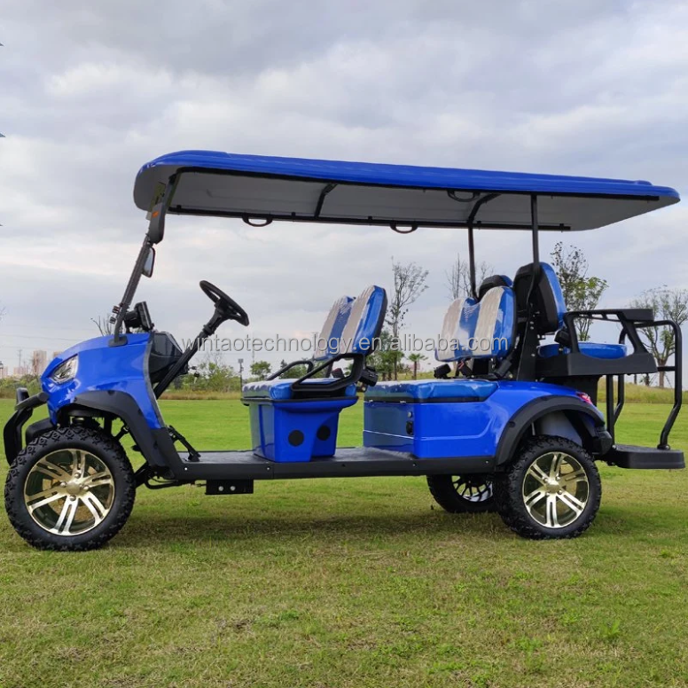 Factory offroad Seat Sightseeing Bus Club Cart Electric Golf Buggy Hunting Car with CE DOT