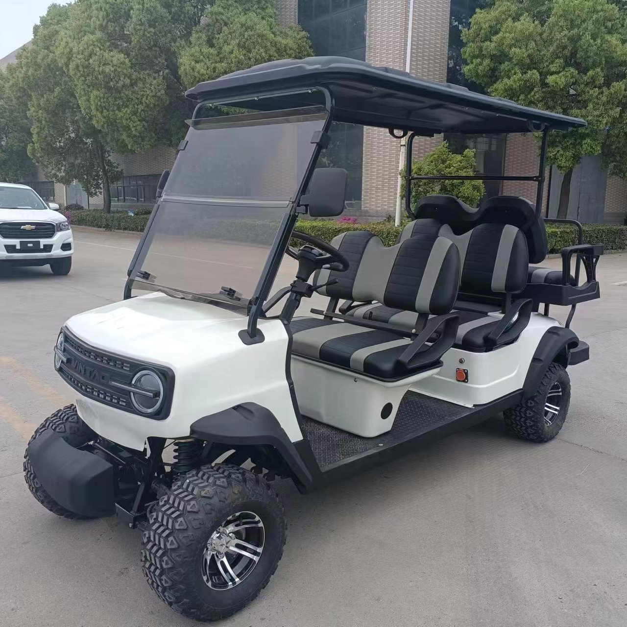 New arrivals Chinese 72v Electric Golf Cart 4+2 Seater  lithium ion battery pack for electric golf cart