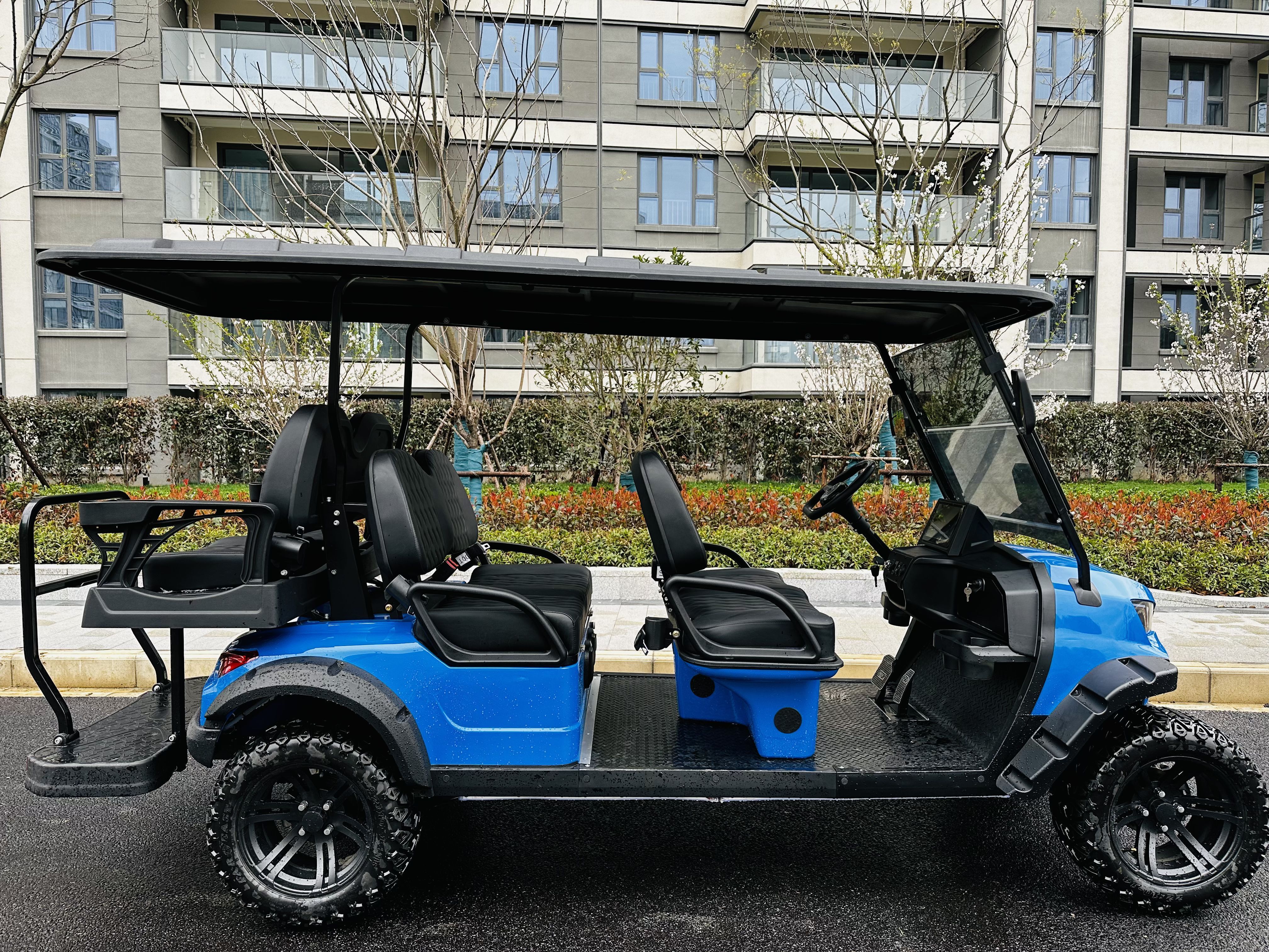 Off Road Electric Golf Carts 6 Seater Street Legal Mini Electric Golf Cart For Sale