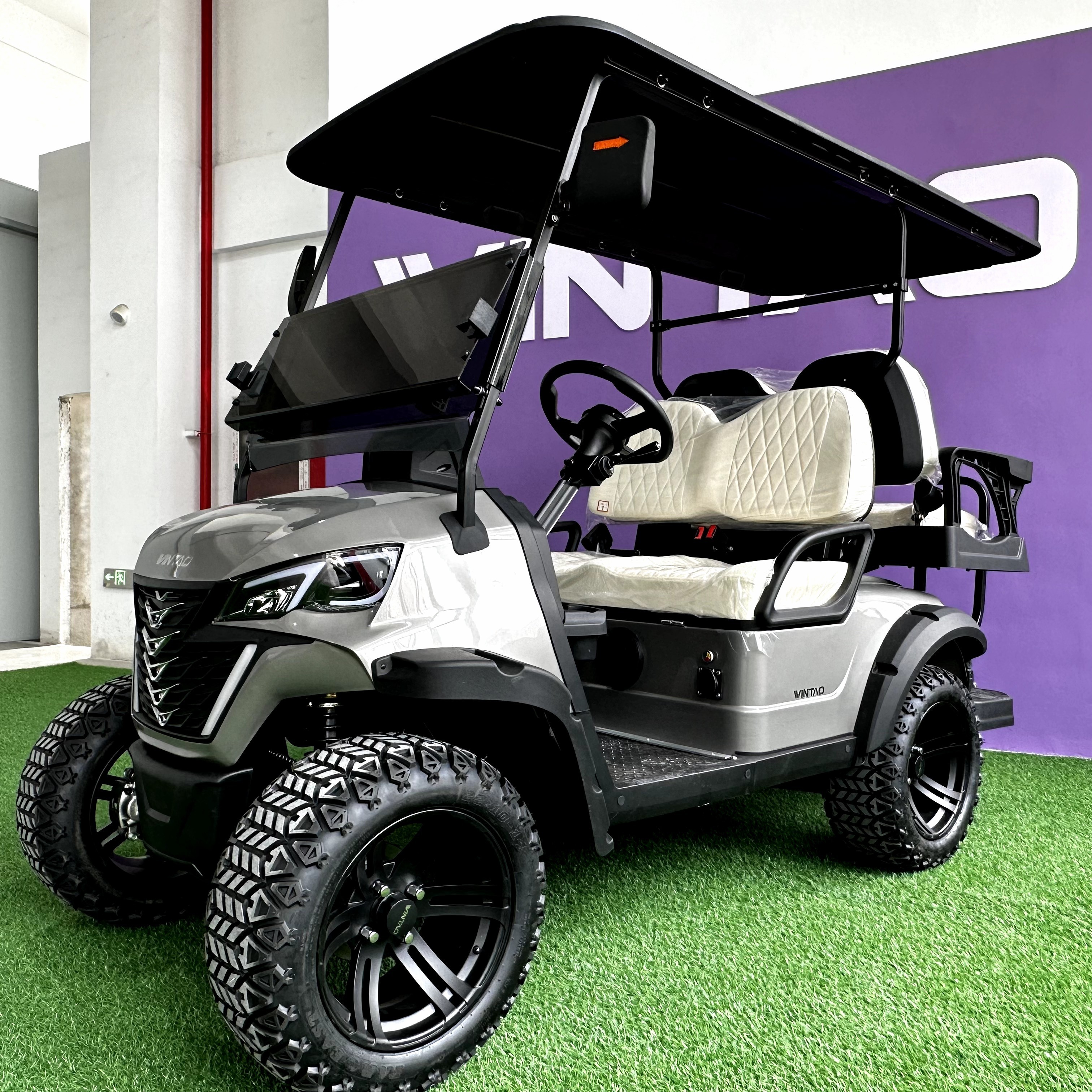 72V Electric Golf Cart 2+2 4 Seater Road Off Buggy New Model Lithium Battery Non-lifted Golf Cart