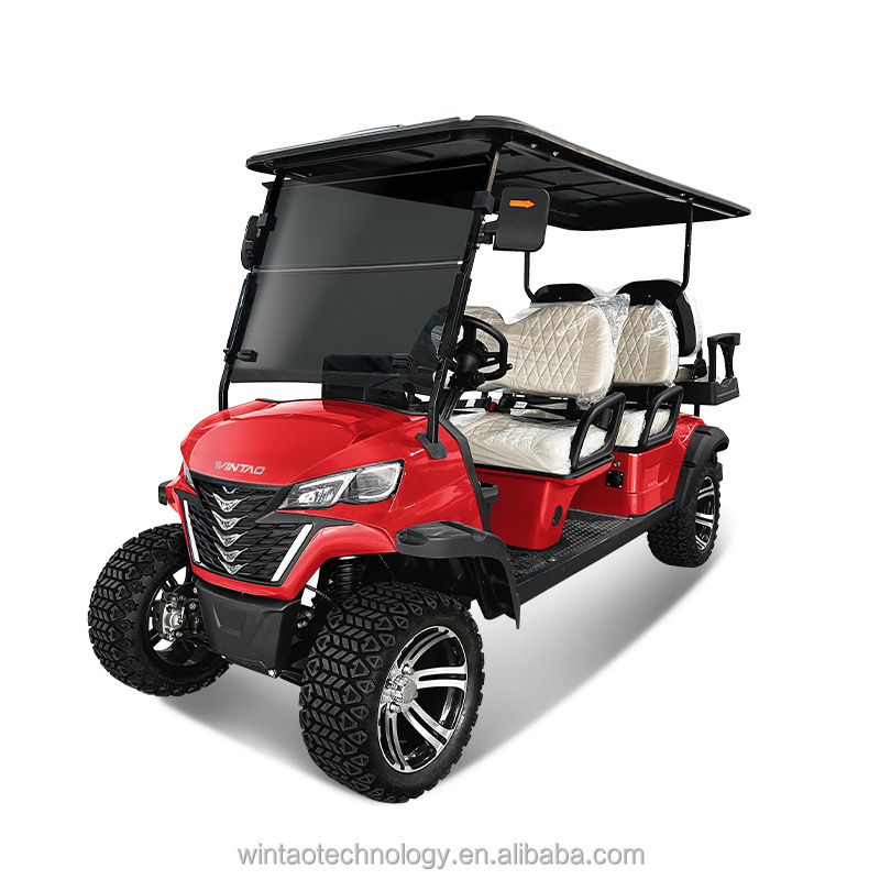 Golf Buggy Cart Scooter 4 Wheel Drive Electric Golf Carts 4 Seats