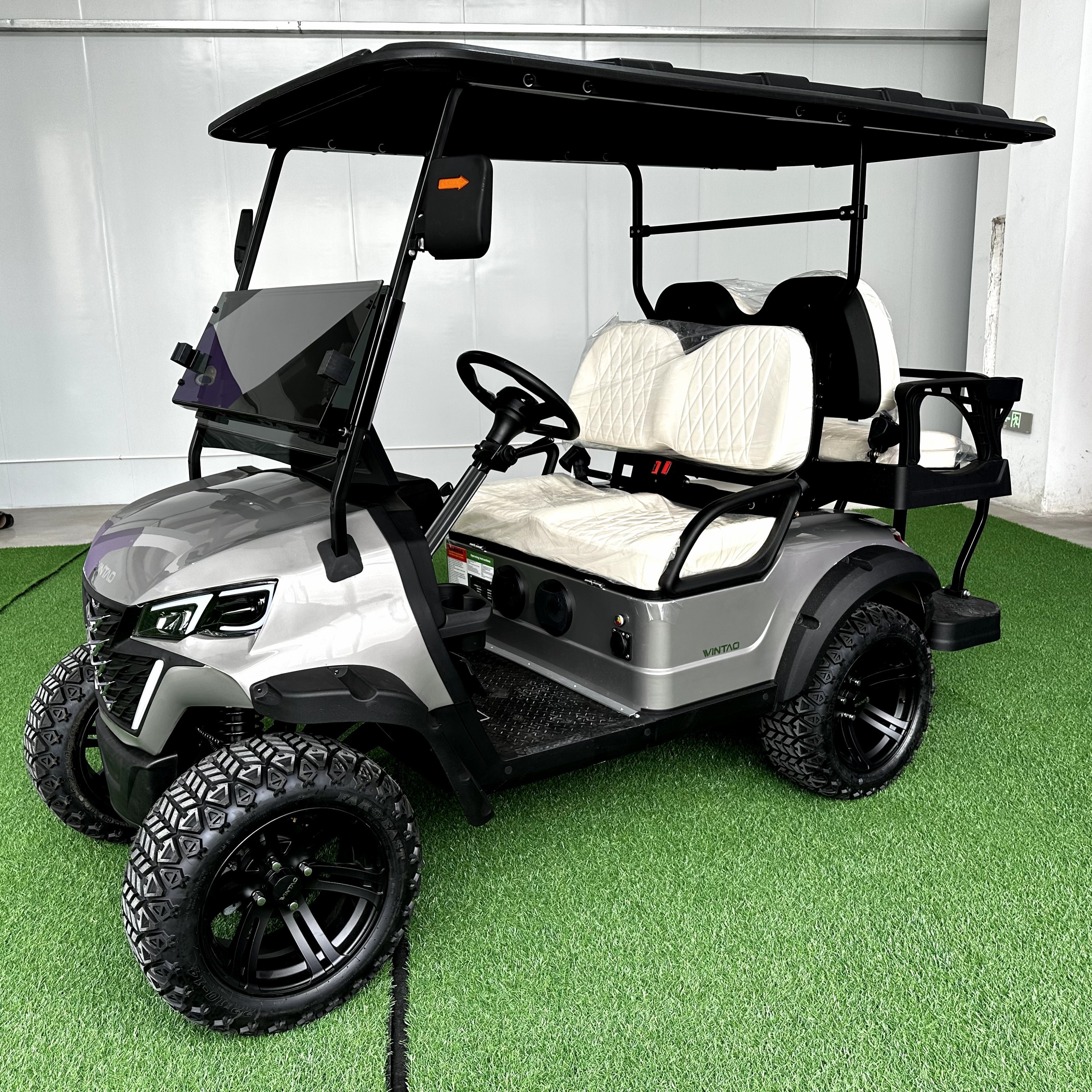 72V Electric Golf Cart 2+2 4 Seater Road Off Buggy New Model Lithium Battery Non-lifted Golf Cart