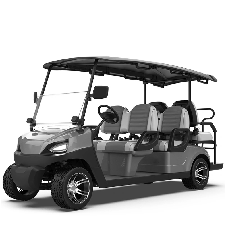 New 6 Seats 4+2 China Factory Custom Club Hunting Car Battery Operated Golf Carts Electric Golf Buggy