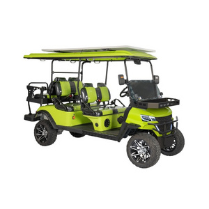 6 passenger electric golf cart with seats 4 wheel drive electric golf cart for sale  lifted golf cart