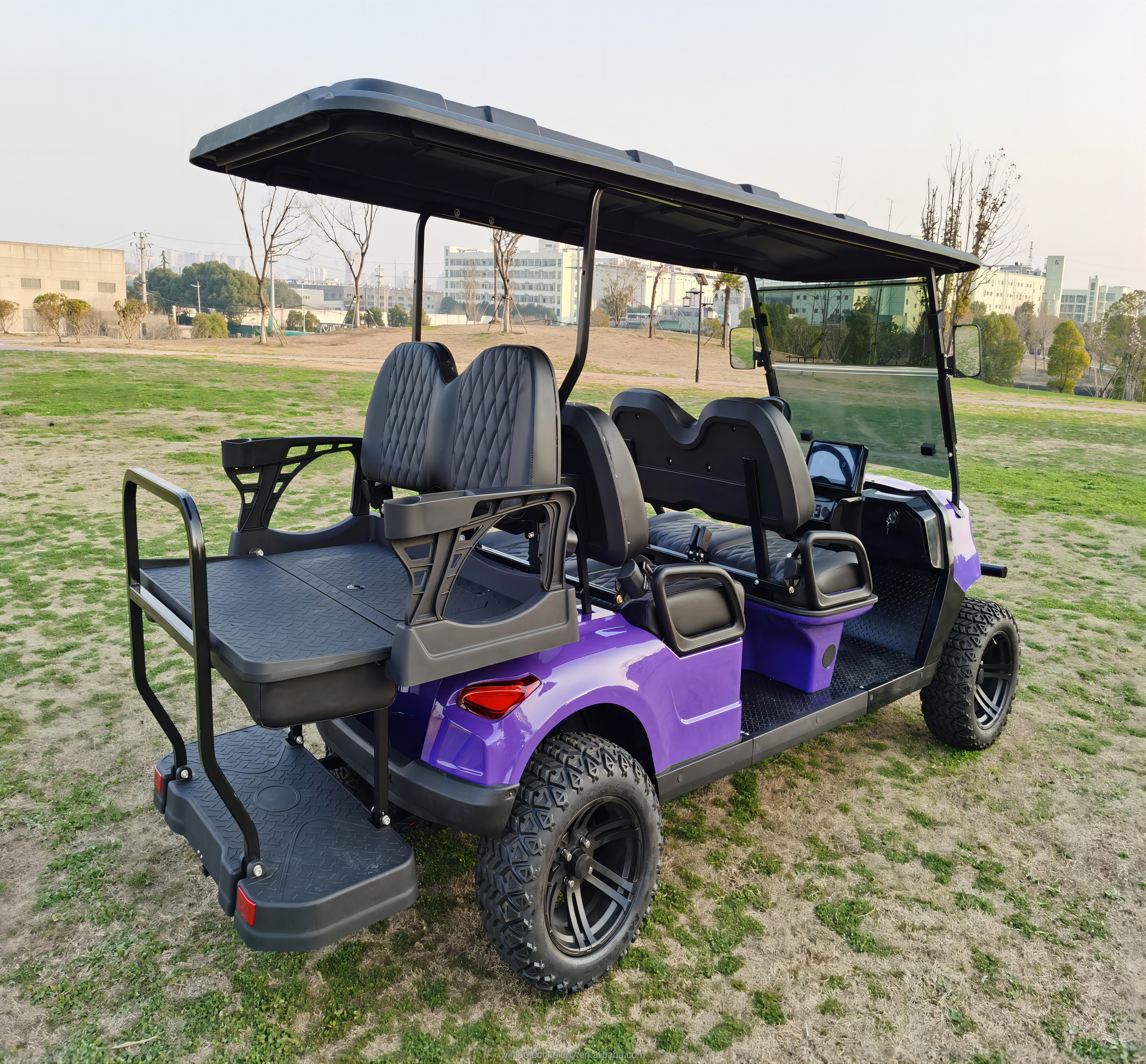 Ce Certified Lithium Battery Powered 48V 72v AC System 4 Seat Electric Lifted Off Road Golf Cart Buggy