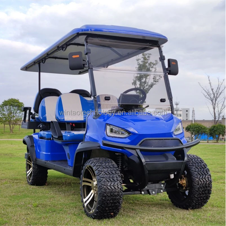 Factory offroad Seat Sightseeing Bus Club Cart Electric Golf Buggy Hunting Car with CE DOT