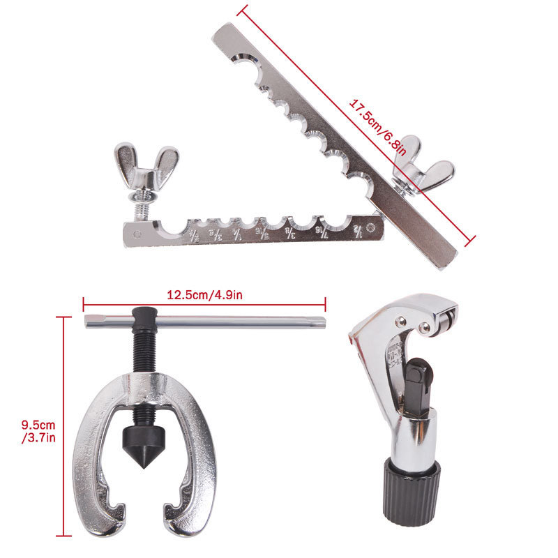 Winmax automotive mechanic tools ratchet wrench tubing cutter tubing flaring swage tool kit