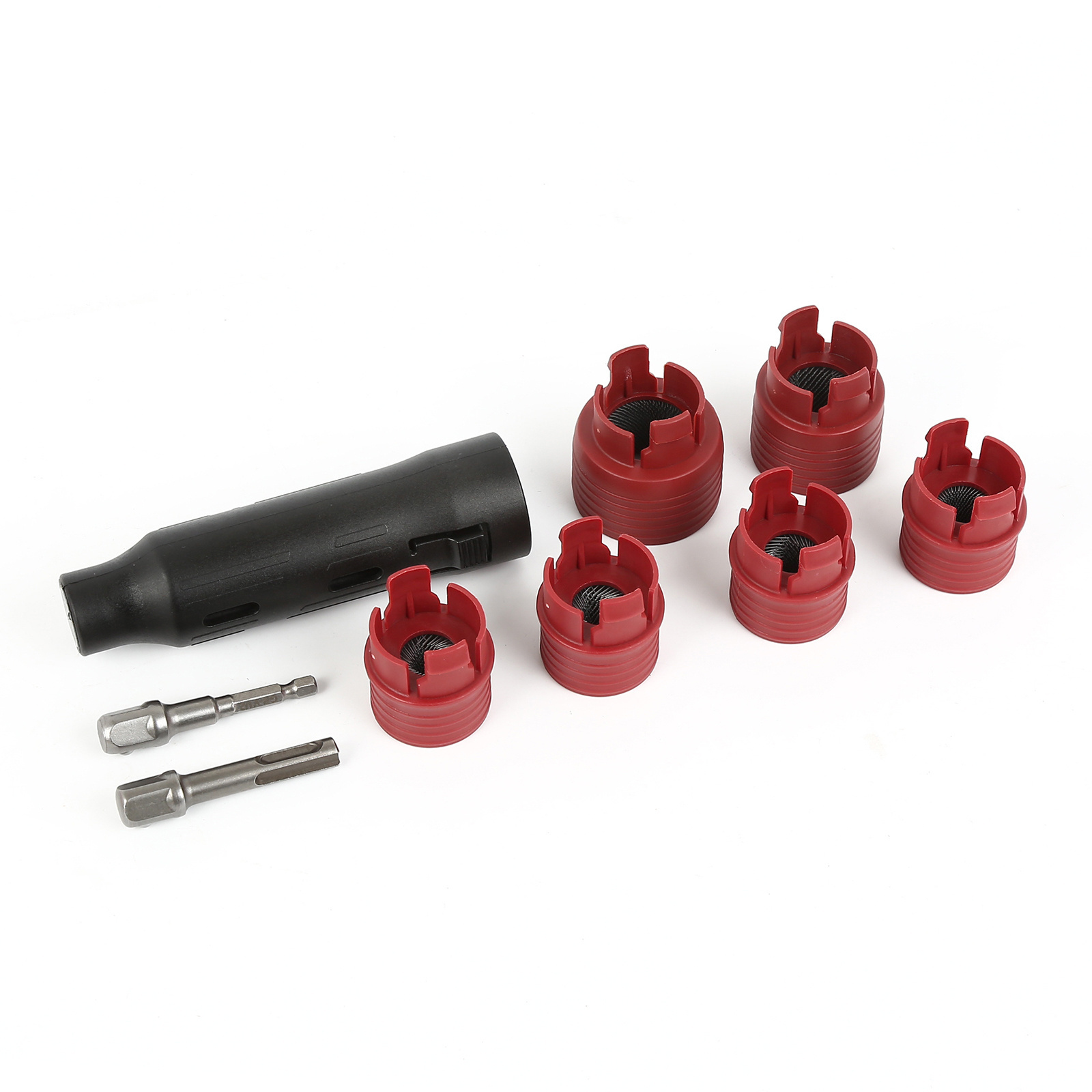 Winmax 9-Piece Automotive Wheel Stud Cleaner Tool Set for Removing Rust and Debris