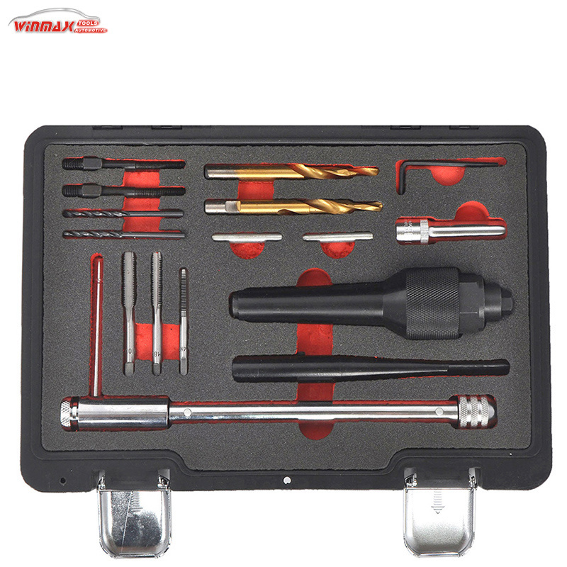 Winmax Auto Repair Tool 16pcs Glow Plug Removal Set