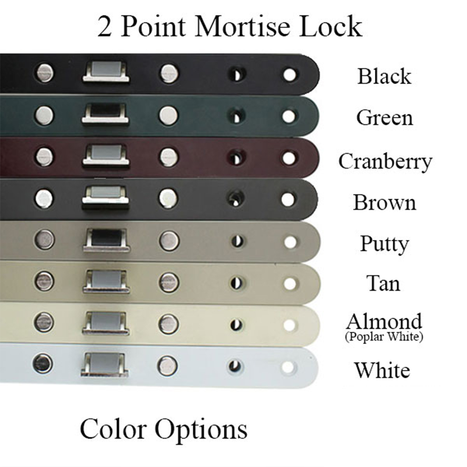 2 Point Mortise Lock for Replacing Old or Damaged Storm Door Locks