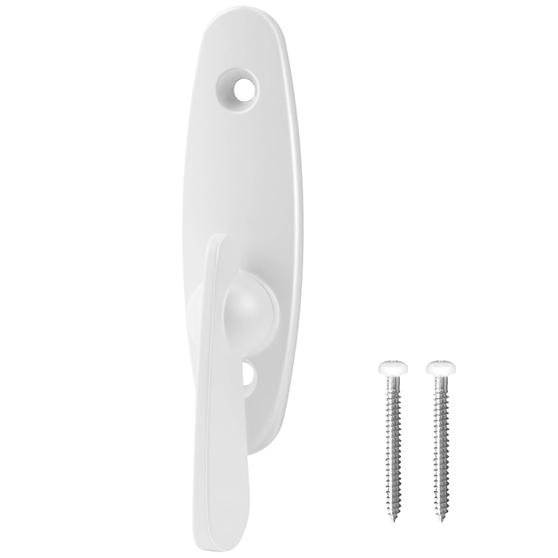 Aluminum Tribeca Style Gliding Door Thumb Latch for Andersen Sliding Door Lock Replacement, Screws Included, 2573609, White