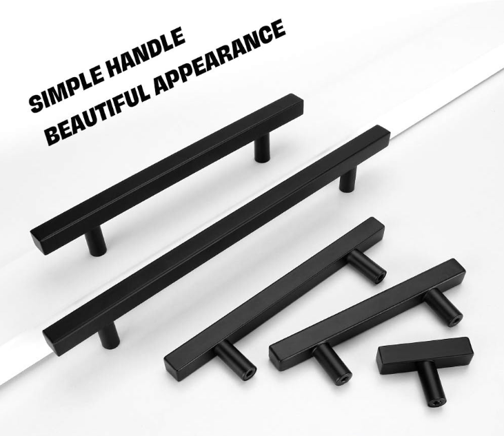 Black Cabinet Handles Matte Black Dresser Pulls Drawer Handle - Black Kitchen Cabinet Hardware Cupboard Handles Dresser Hardware