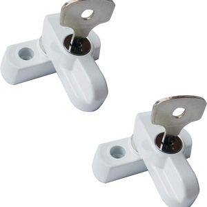 2 x Key Locking Sash Blocker/Window Jammer - Restrictor Lock