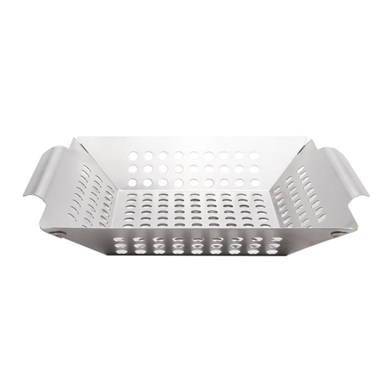 Restaurant Grill Tools Stainless Steel Barbecue Vegetable Grill Pan