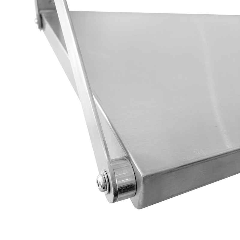 Commercial Kitchen Stainless Steel  foldable Wall Shelf For Microwave