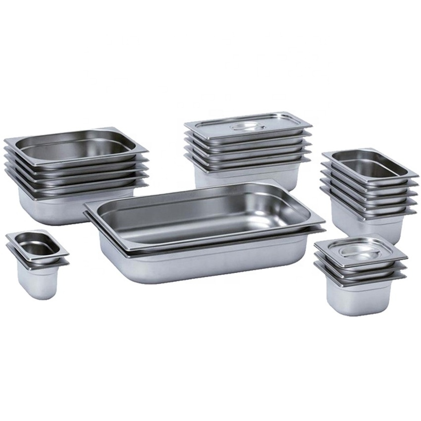 Hot Selling Stainless Steel Gn Tray  and Gn Food Pan  For Hotel  Restaurant Business kitchen