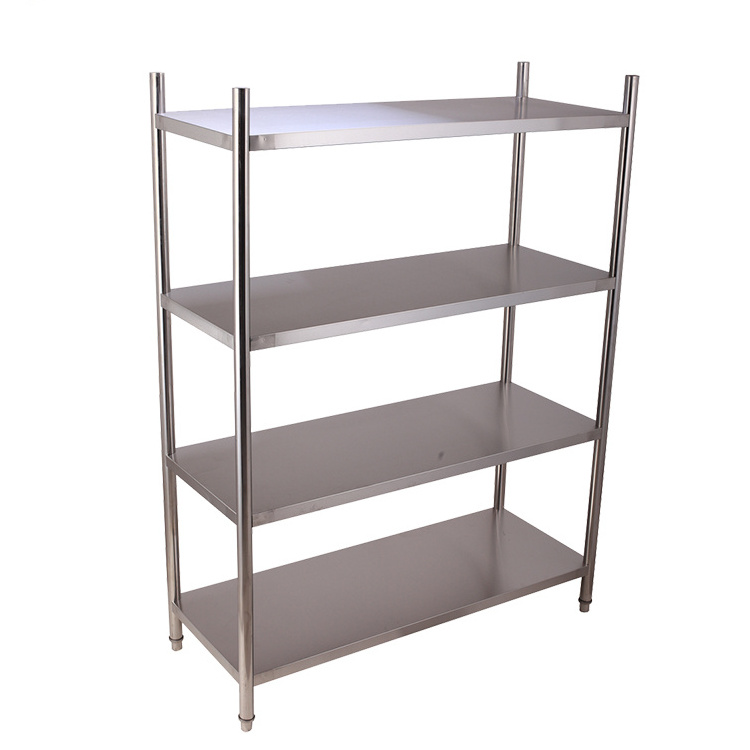 Heavy Duty Kitchen Stainless Steel Shelves Rack Storage Shelf For Hotel