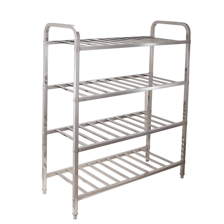 Heavy Duty Kitchen Stainless Steel Shelves Rack Storage Shelf For Hotel