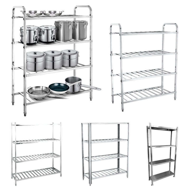 Kitchen Mesh Wire Closet Manufacturers Wholesale Adjustable Stainless Steel Wire Rack Commercial Mesh Wire Closet Shelf