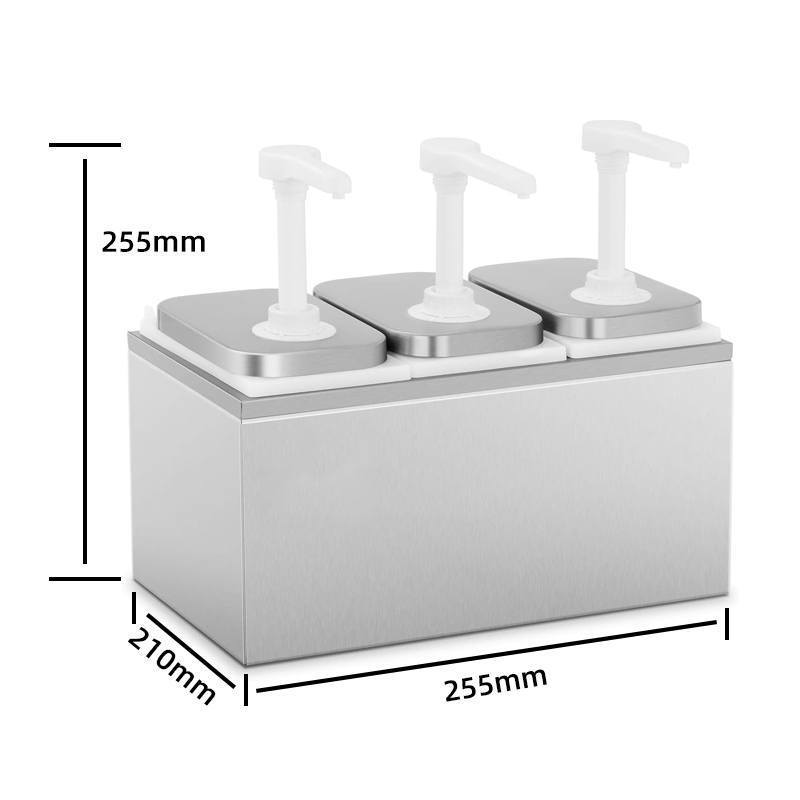 Restaurant Sauce Dispenser Manufacturer Wholesale Stainless Steel Catering Sauce Dispenser