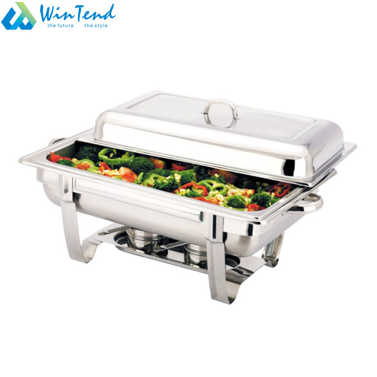 Hot Sale Stainless Steel Chafing Dish Buffet Set Luxury Small Serving Dish