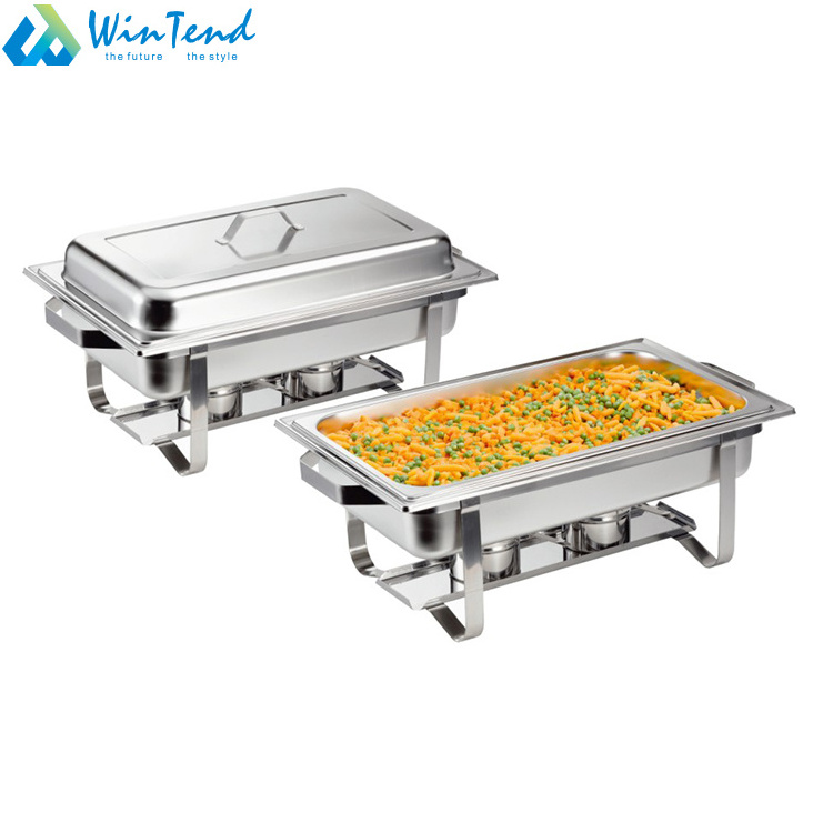 Hot Sale Stainless Steel Chafing Dish Buffet Set Luxury Small Serving Dish