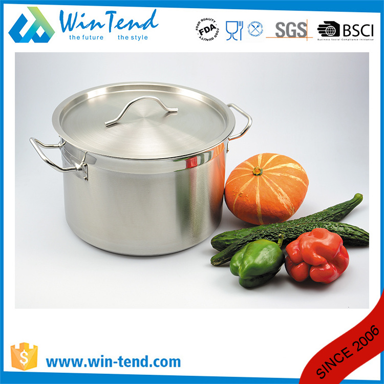 Hot sales stainless steel cooking pot set cookware for chef with good quality