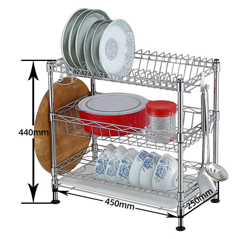 Rack Kitchen Storage Plate Organizer Dish Drainer Customize Dish Drying Racks With Kitchen Utensil Drainer