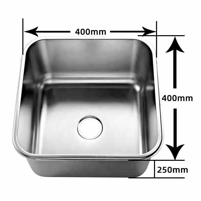 Supplier Wholesale Kitchen Work Station Sink Hand Wash Kitchen Sink for Sale Economical Portable Stainless Steel Carton Silver