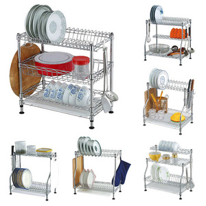 Rack Kitchen Storage Plate Organizer Dish Drainer Customize Dish Drying Racks With Kitchen Utensil Drainer