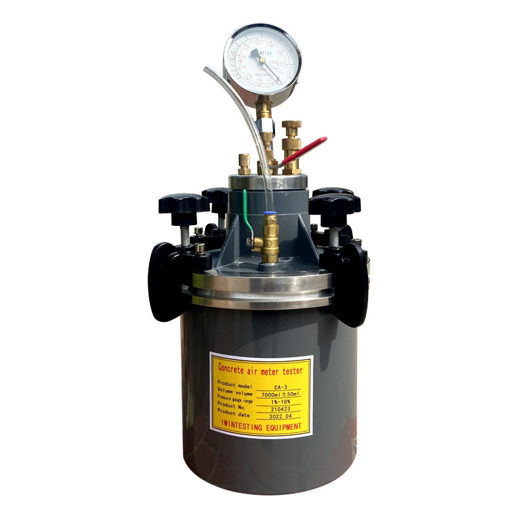 High Quality 7 Liter Cement Air Content Meter Concrete Tester