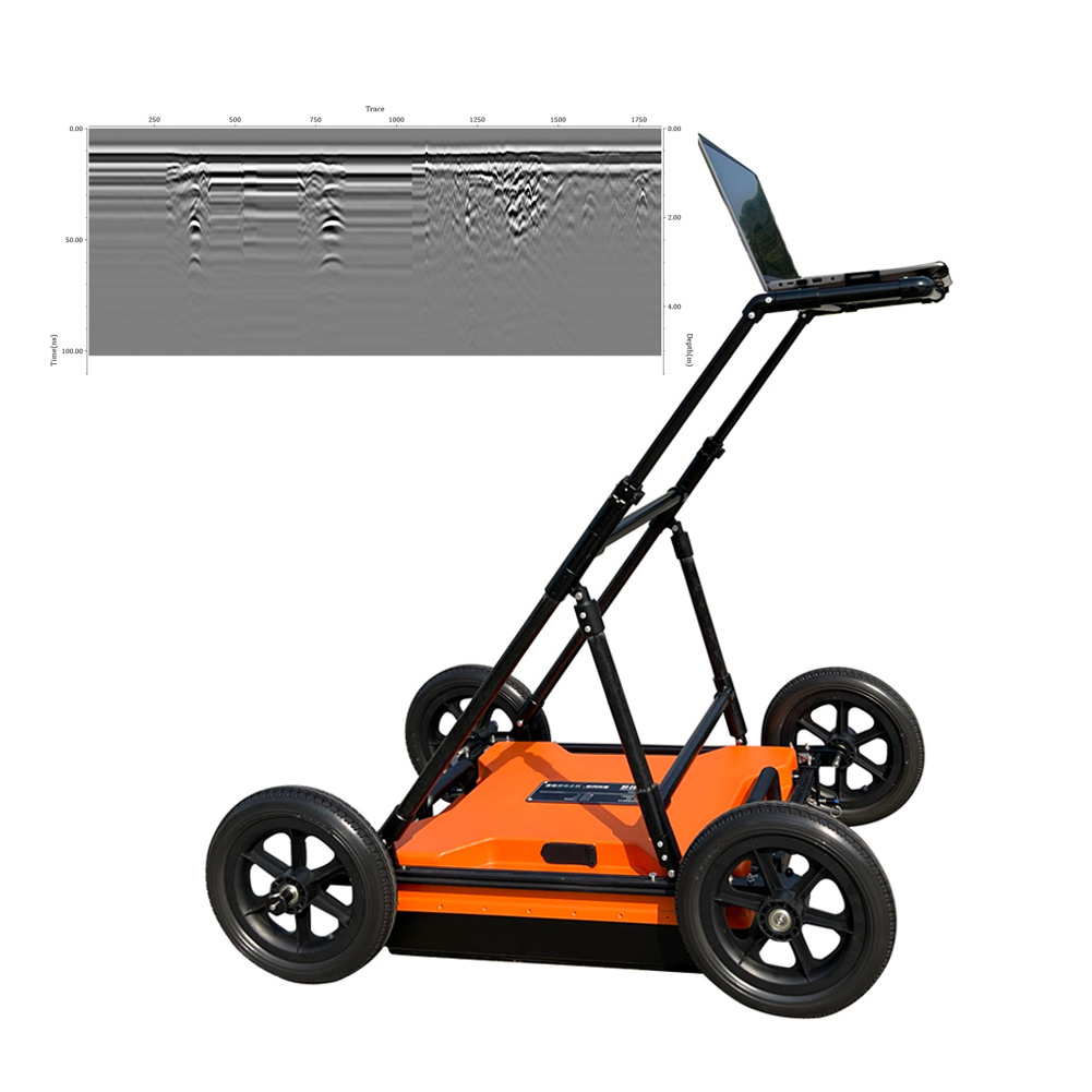 Handheld Deep Ground Penetrating Radar System 3D Scanner