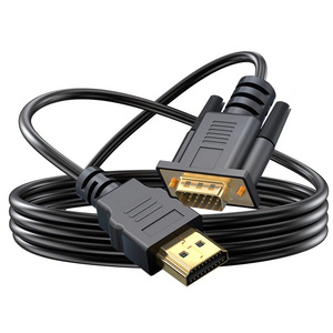 HDMI Male to VGA Male 1080P 60Hz HDMI Compatible Cable to VGA Adapter Digital to Analog for Computer Laptop