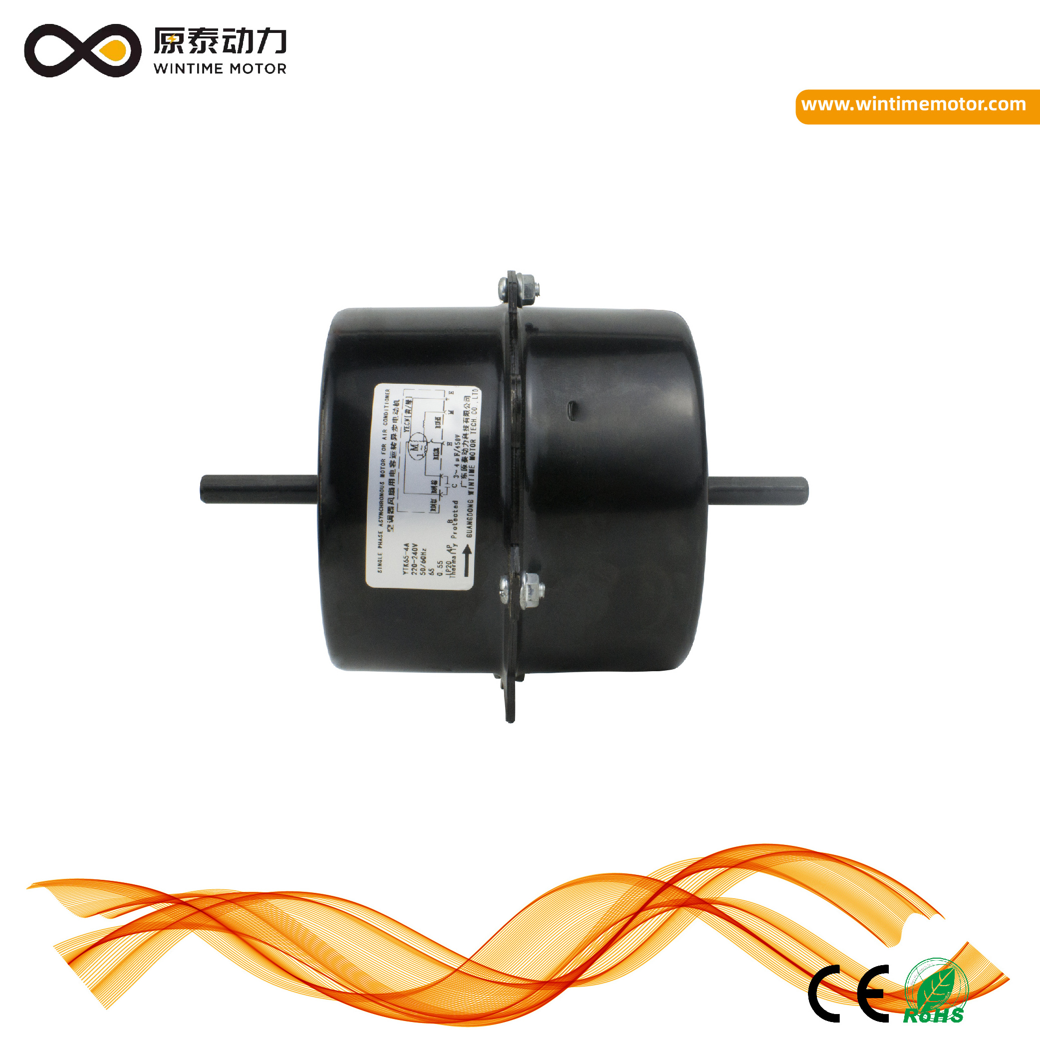 Factory direct sell  220v ac single phase motor  for room air conditioner ac asynchronous electric motor