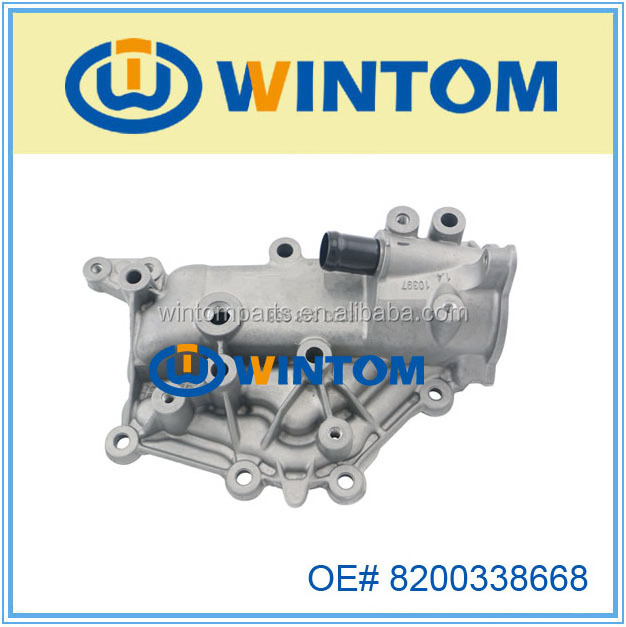 2016 Wintom Hot Sale Aluminum Thermostat Housing Water Flange for Cooling System OEM 8200934203 OEM 8200338668