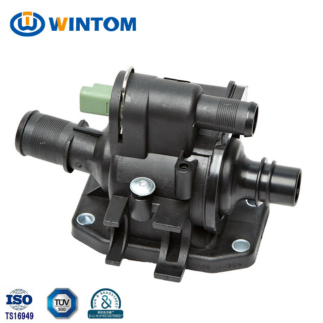 WINTOM ISO9001 Plastic PA66-GF30 Thermostat Housing Coolant Flange Complete with Sensor 1336.V6/1148098