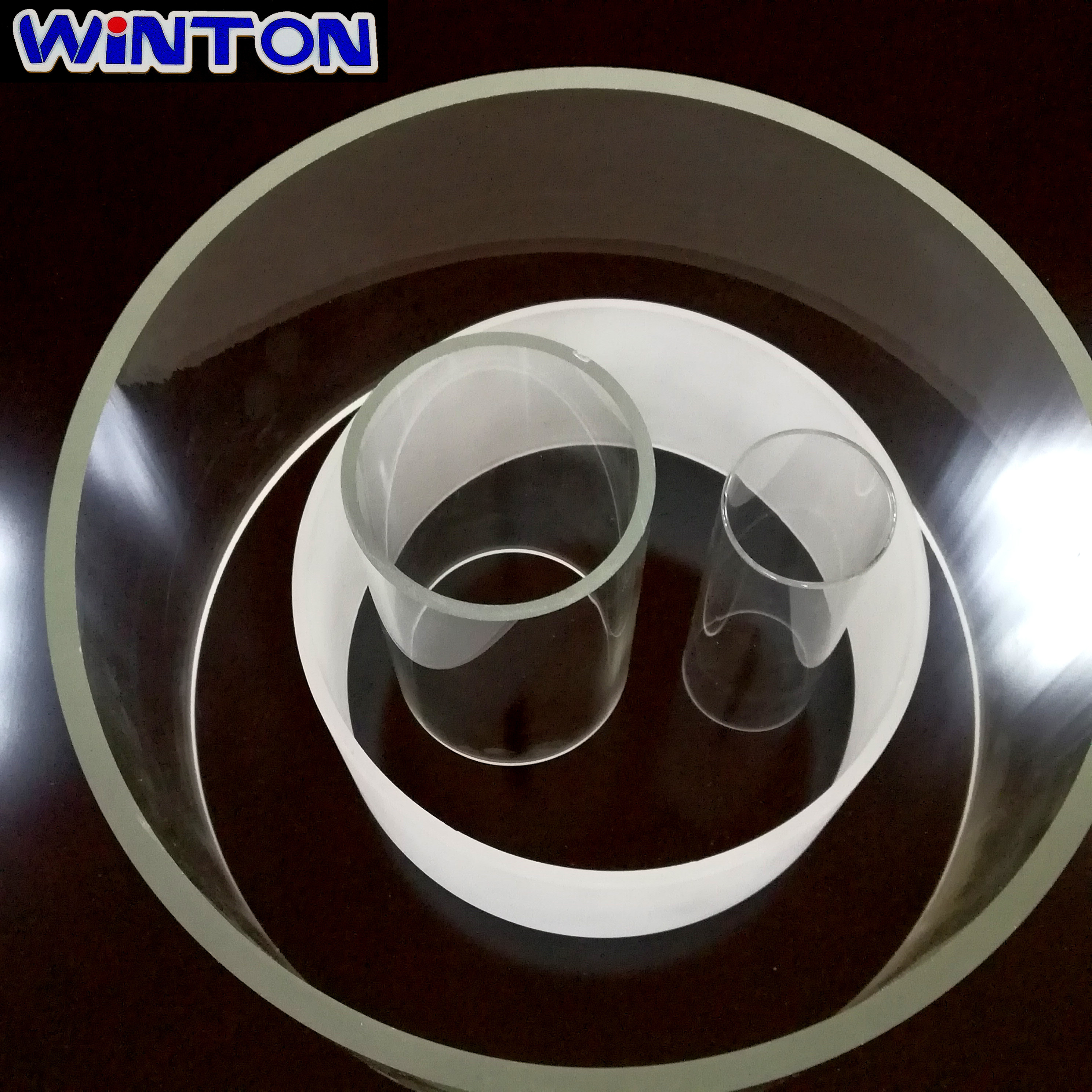 Winton high resistence clear cheap glass pipe with high precision