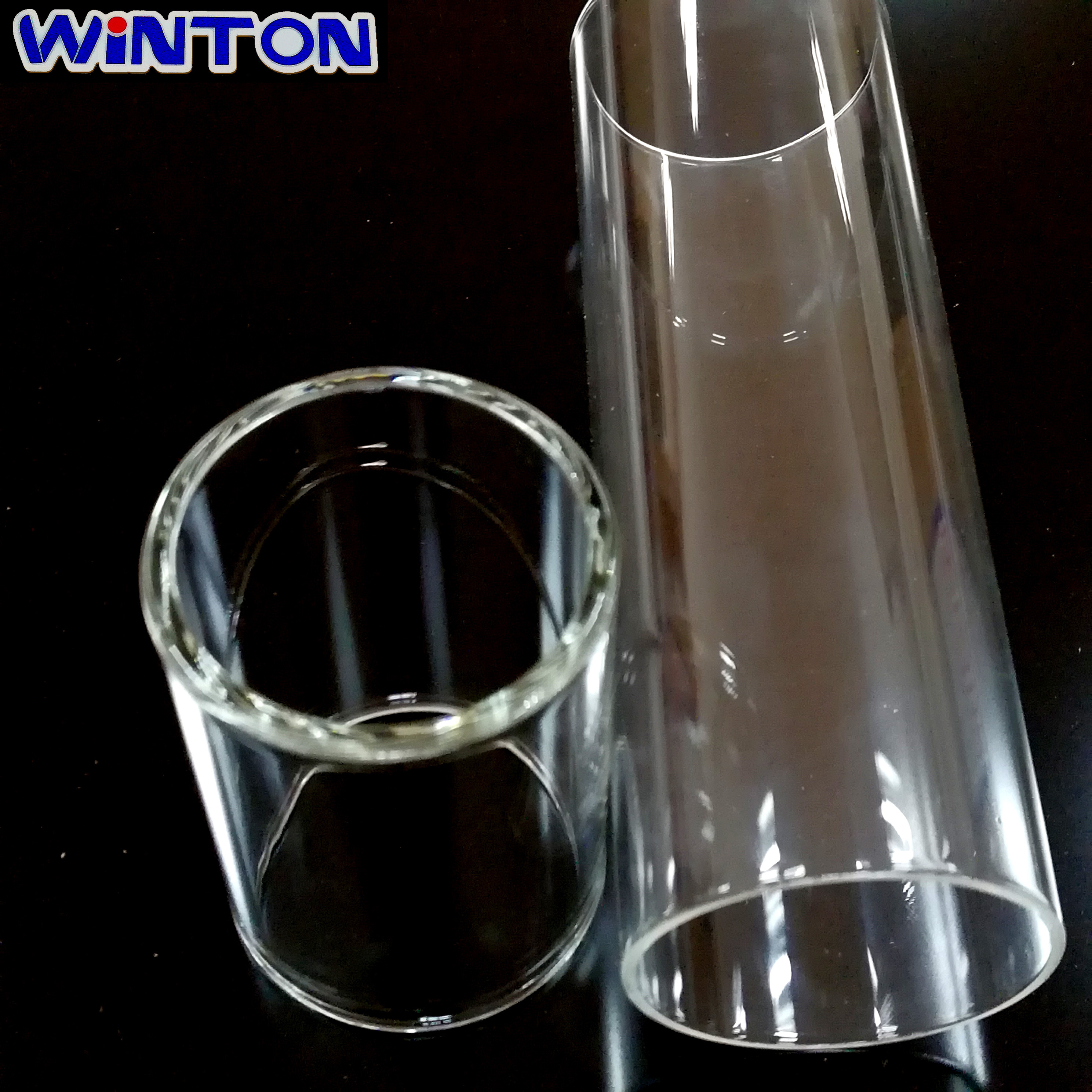 Winton high resistence clear cheap glass pipe with high precision