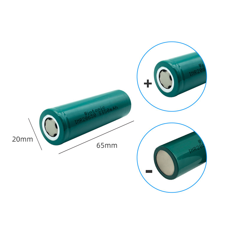 Rechargeable lipo battery 3.7v Lithium ion battery cells 20650 battery 3350mah for digital products