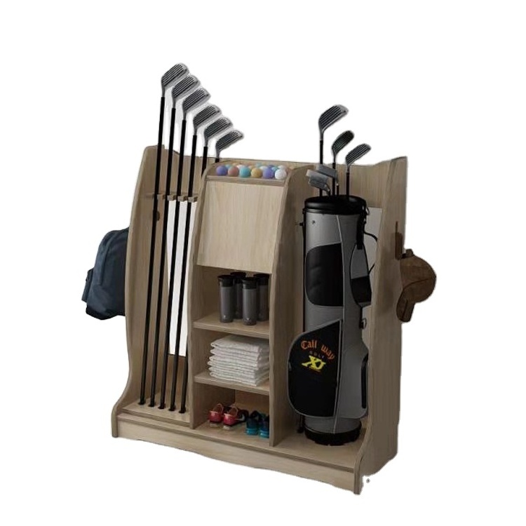 Golf Equipment Accessories Storage Display Rack Golf Bag Storage Rack Display